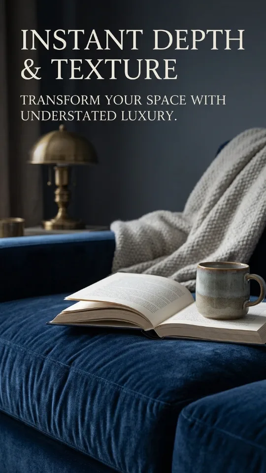 MIULEE 20x20 Inch Velvet Throw Pillow Covers, Pack of 2 - Dark Blue, Super Soft Decorative Square Cushion Cases Modern Luxury Home Decor for Sofa, Couch, Bed, Chair with Invisible Zipper