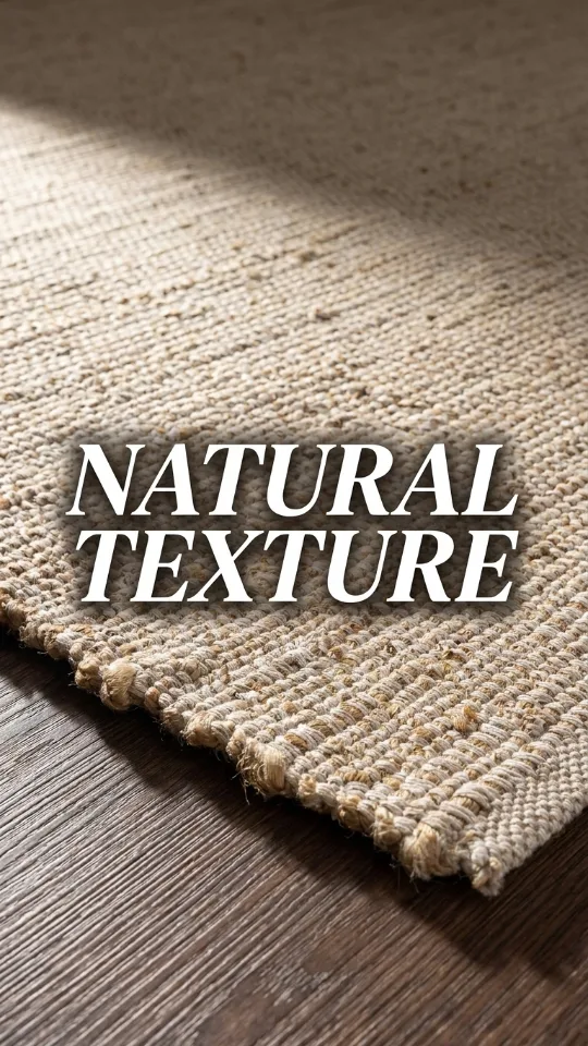 nuLOOM Elfriede Natural Solid Flatweave Area Rug, 4' x 6'
