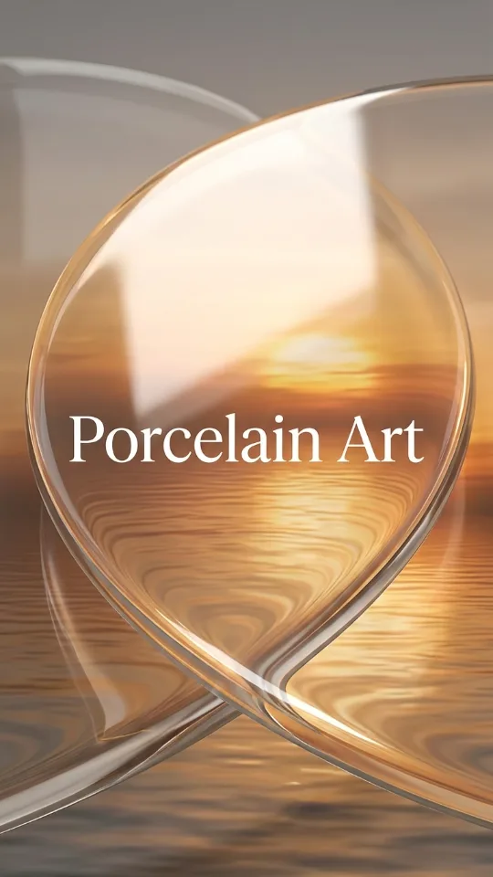3D Wall Decor: Backlit Feather Wall Sculpture (Night Light Style) — An Irregularly Shaped Wall Art Piece Crafted from Crystal Porcelain, Ideal for Entryways and Living Room