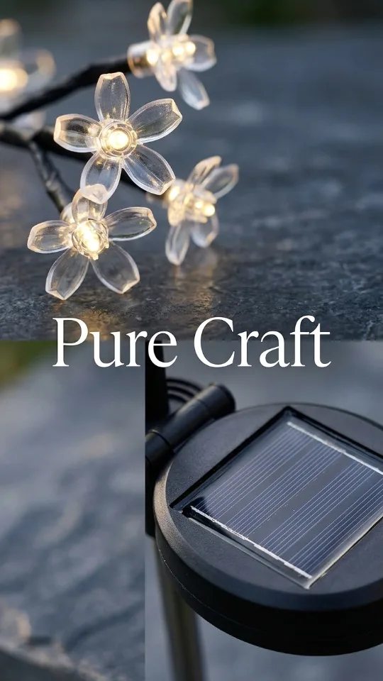 2 Pack Solar Lights Outdoor Waterproof, Garden Lights Solar Flowers