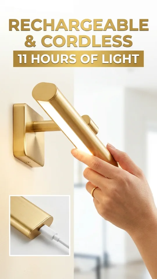 EZVALO Picture Light for Wall, 4800mAh Rechargeable Wireless Remote, 16‘’ Dimmable Magnetic LED Art Display Light with 3 Color Temperatures, for Gallery, Living Room, Bedroom, Hallway