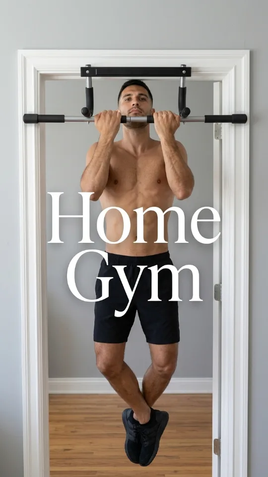 Ally Peaks Pull Up Bar for Doorway | Thickened Steel Max Limit 440 lbs Upper Body Fitness Workout Bar| Multi-Grip Strength for Doorway | Indoor Chin-Up Bar Fitness Trainer for Home Gym Portable