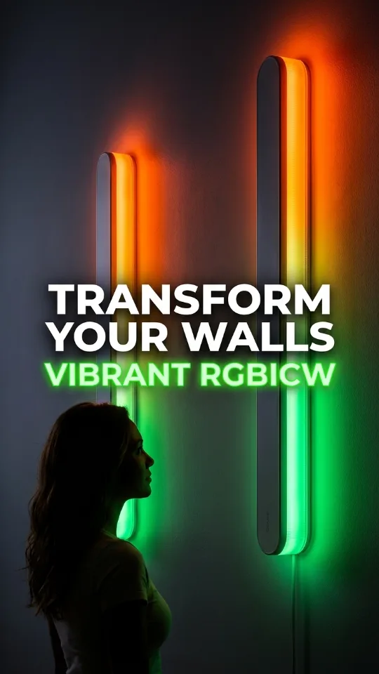Govee Wall Sconces, RGBIC LED Wall Lights, Works with Matter, 2 Pack