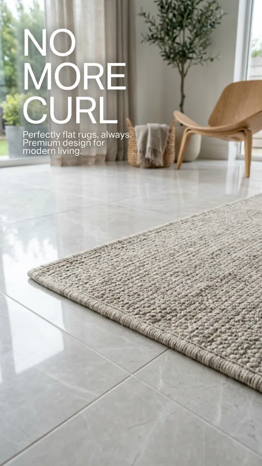 GORILLA GRIP® Rug Gripper Pads, Extra Long Reusable Double-Sided Adhesives Keep Area Rugs Corners Flat, Grips Hardwood, Tile and Laminate Floors, Renter Friendly, Holds Down Carpet in Place