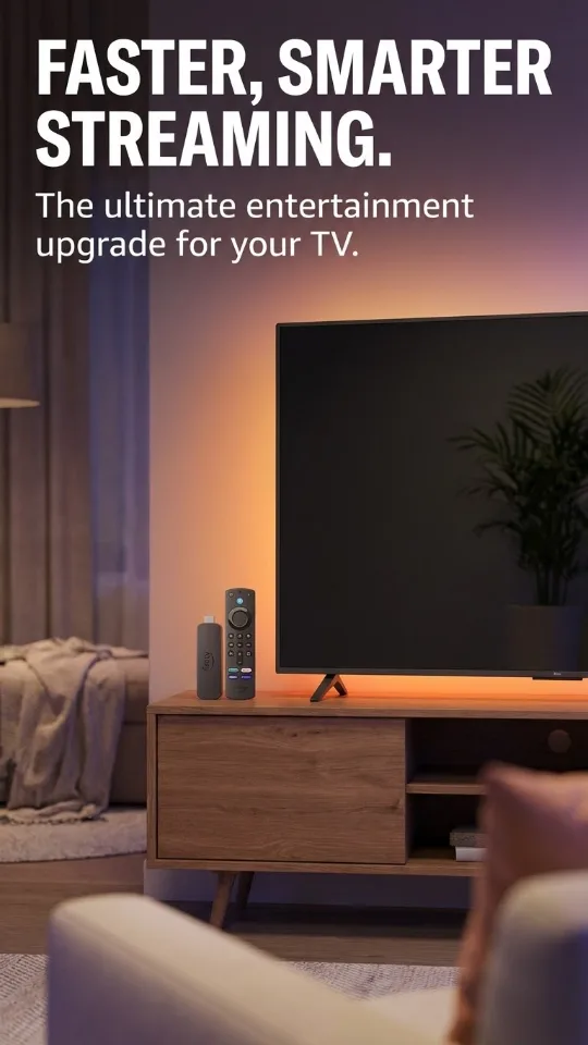 Amazon Fire TV Stick 4K Max (newest model), streaming device, with AI-powered Fire TV Search, supports Wi-Fi 6E, free & live TV without cable or satellite, find shows faster with Alexa+