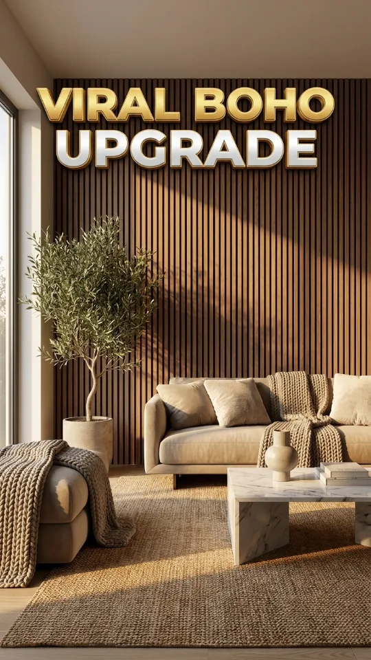 Art3d 4-Pack Soundproof Wood Slat Wall Panels, 94.5 x 7.9 Inch, Walnut